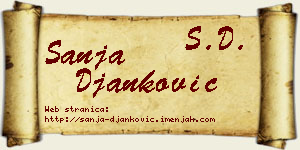 Sanja Đanković vizit kartica